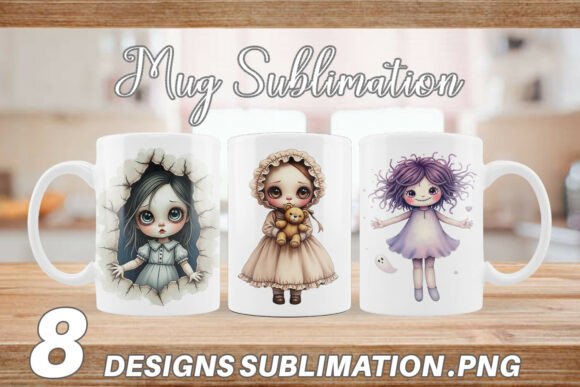 Download Mug Wrap Haunted Doll Spirits - Doll Collection