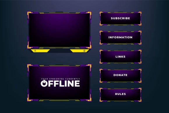Download Live Streaming Overlay Screen Panel - Screen Collection