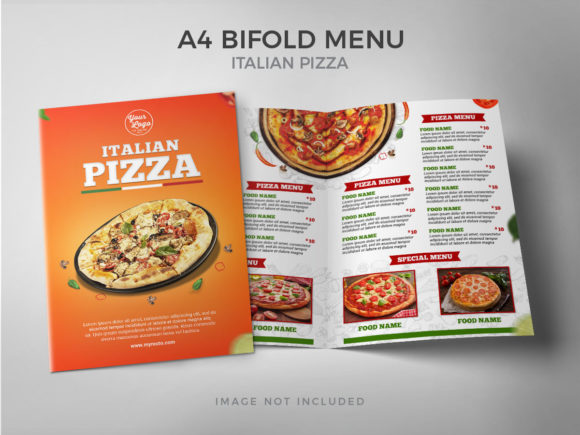 Download A4 Bifold Italian Pizza Food Menu - Food Collection