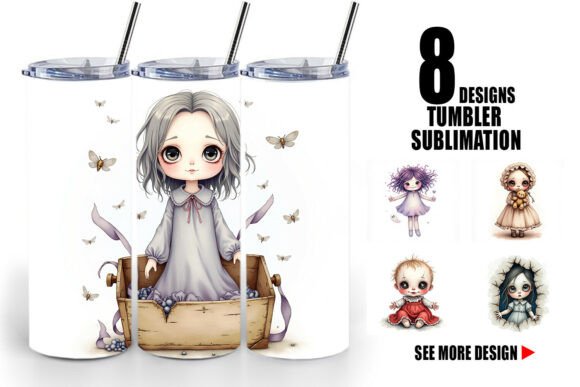 Download Tumbler Haunted Doll Spirits - Doll Collection