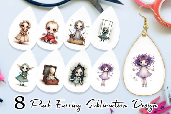 Download Earring Haunted Doll Spirits - Doll Collection
