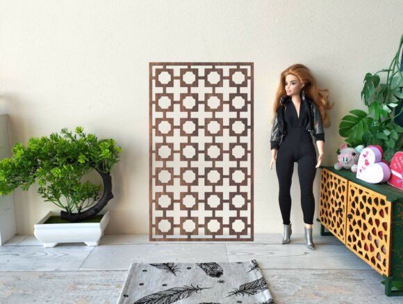 Download Dressing Screen Dollhouse Miniature Furn - Screen Collection