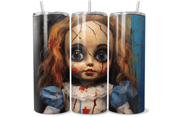 Download Halloween Creepy Doll Tumbler #22901 - Creepy doll Collection