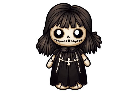 Download Gothic Voodoo Doll Illustration Png - Doll Collection