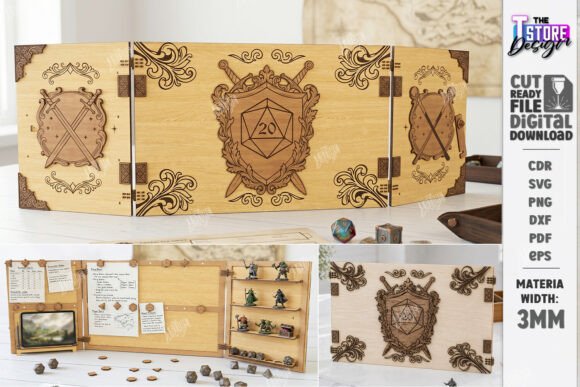 Download DM Screen Laser Cut | Game Master Screen - Screen Collection