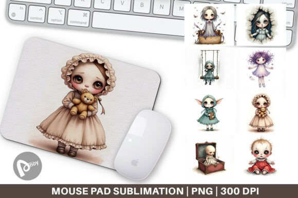 Download Mouse Pad Haunted Doll Spirits - Doll Collection
