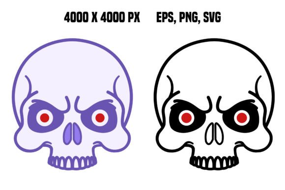 Download Skull Icons with Red Eyes - Icons Collection
