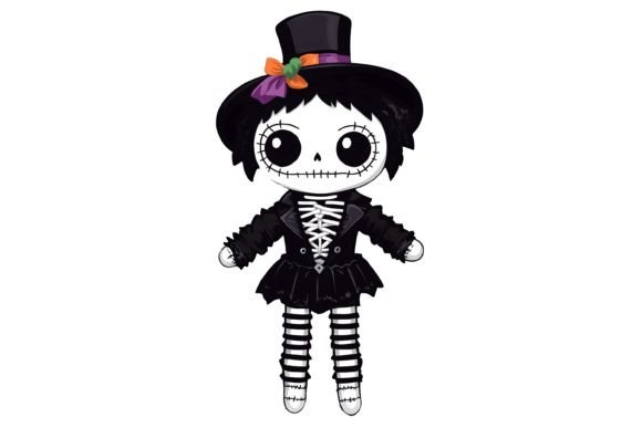 Download Gothic Voodoo Doll Illustration Png - Doll Collection