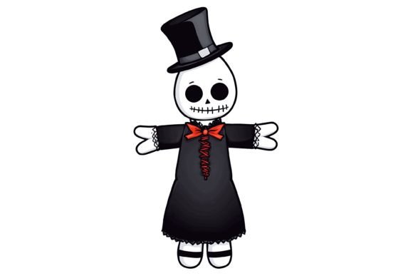 Download Gothic Voodoo Doll Illustration Png - Doll Collection