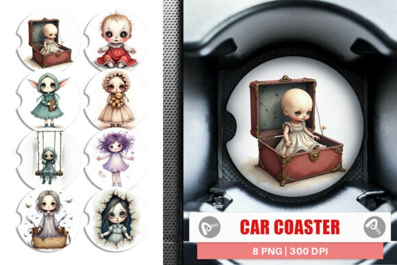 Download Car Coaster Haunted Doll Spirits - Doll Collection