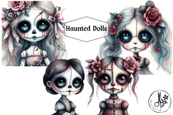 Download Haunted Dolls - Clip Art - Doll Collection