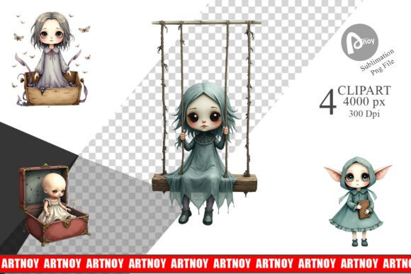 Download Haunted Doll Spirits Clipart - Doll Collection