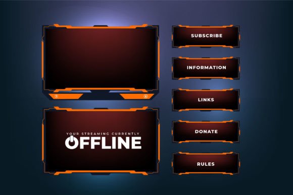 Download Gaming Screen Panel Frame Template - Screen Collection