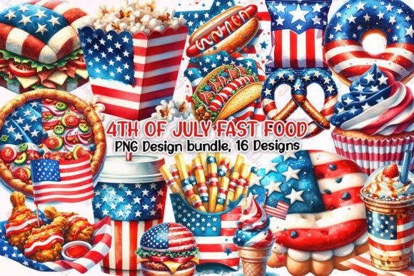 Download 4th of July Fast Food Clipart PNG - Food Collection